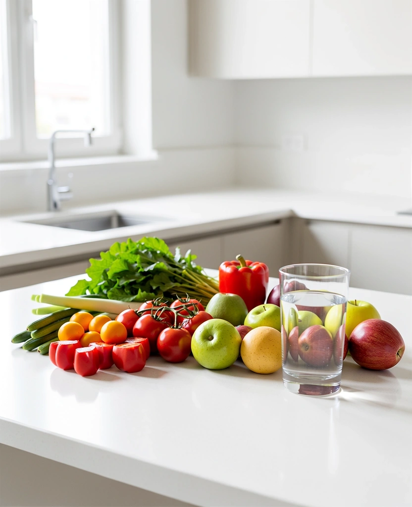 Ingredientes saludables y frescos